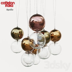 Cattelan Italia Apollo lamp Pendant light 3D Models 