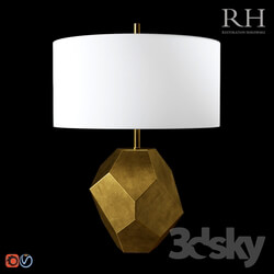RH FACETED TABLE LAMP 