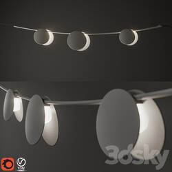 Vibia June 4730 Pendant light 3D Models 