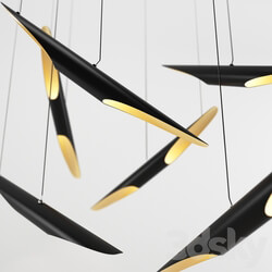 delightful clotrane pendant light Pendant light 3D Models 