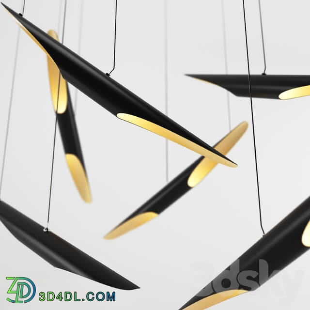 delightful clotrane pendant light Pendant light 3D Models