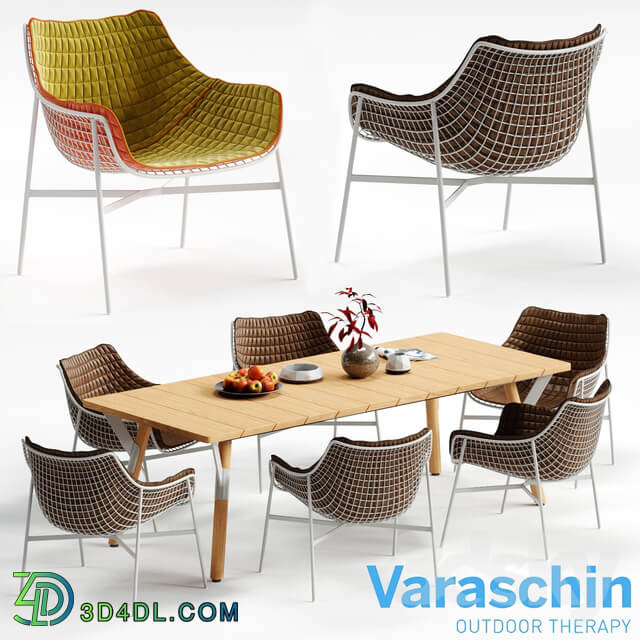 Table Chair Varaschin SUMMERSET Chair and LINK Table