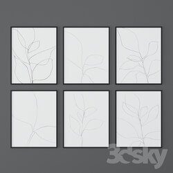 Set of Botanical Posters from MinimalInstant. 