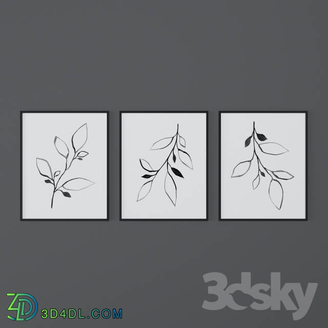 Set of Botanical Posters from MinimalInstant.