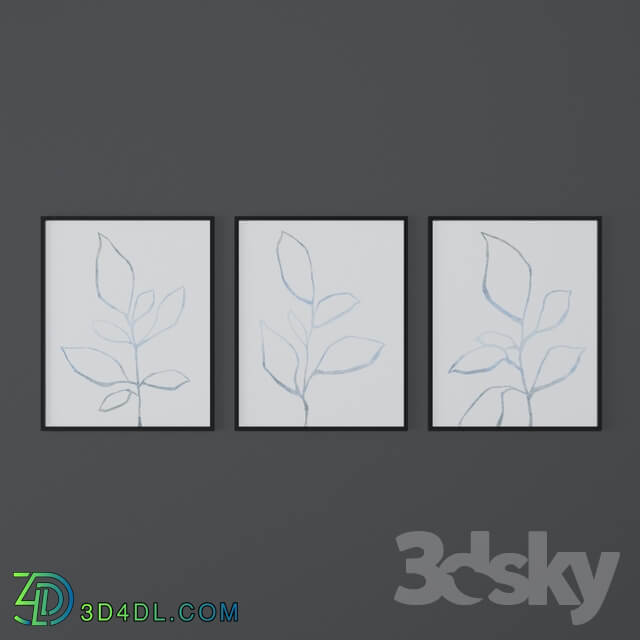 Set of Botanical Posters from MinimalInstant.