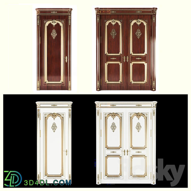 Classical interior doors