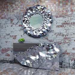 Other STELLAR CONSOLE TABLE MIRROR by Jake Phipps 