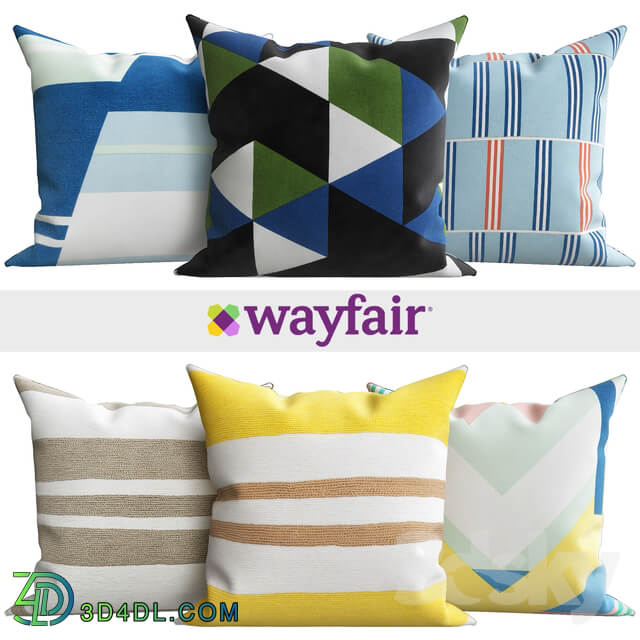 Decorative pillows from Wayfair shop