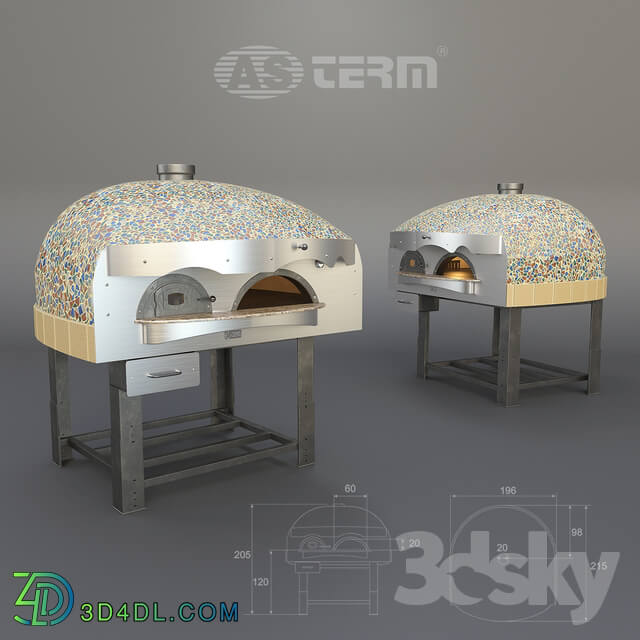 Pizza oven for firewood AsTerm D120VK