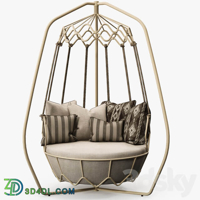 Roberti Rattan Gravity swing sofa Other 3D Models