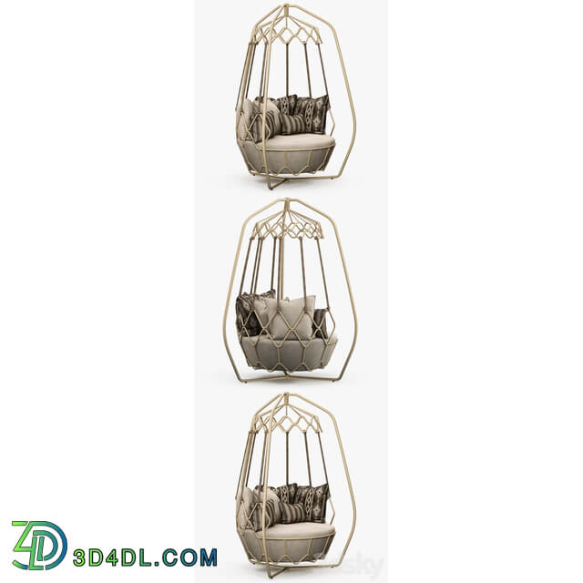 Roberti Rattan Gravity swing sofa Other 3D Models