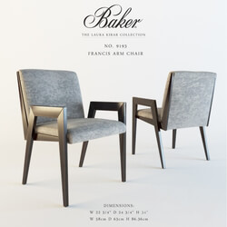 BAKER No. 9193 Francis Arm Chair 