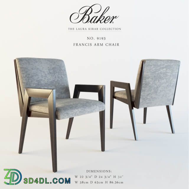 BAKER No. 9193 Francis Arm Chair