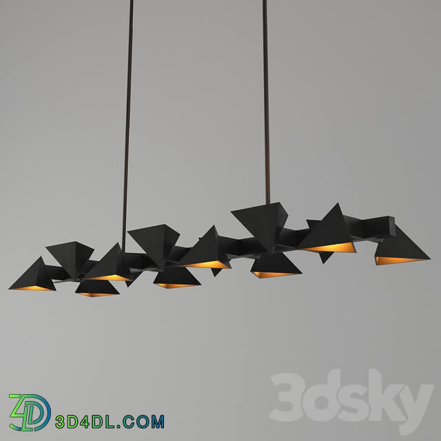 Jonathan Browning Vichy chandelier sconce Pendant light 3D Models