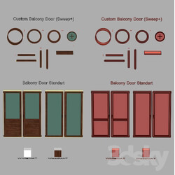 Design for balcony doors 