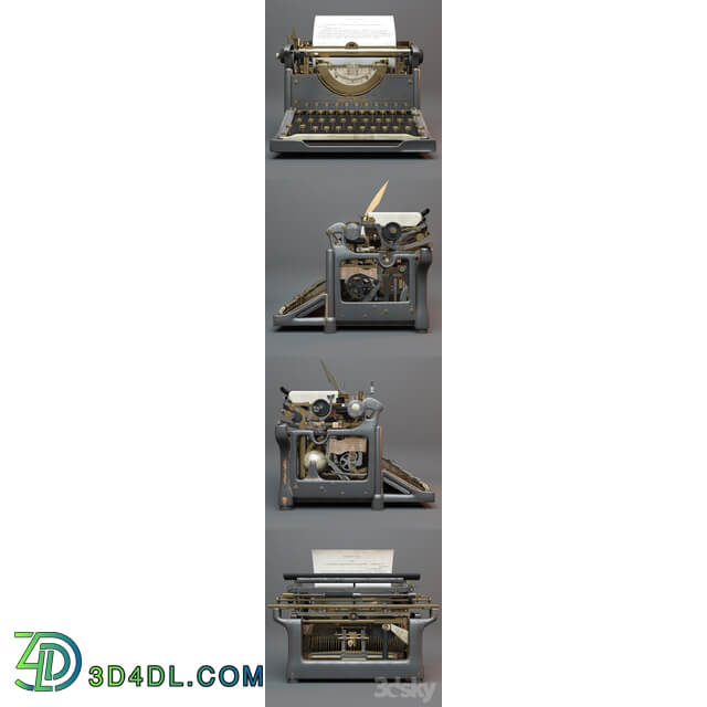 Miscellaneous 1913 Underwood 5 Typewriter