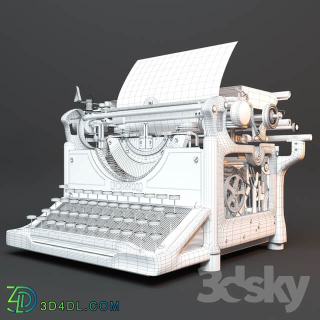 Miscellaneous 1913 Underwood 5 Typewriter