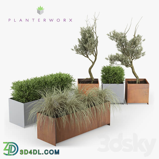 Planterworx RANCH TRUE SQUARE. 3D Models