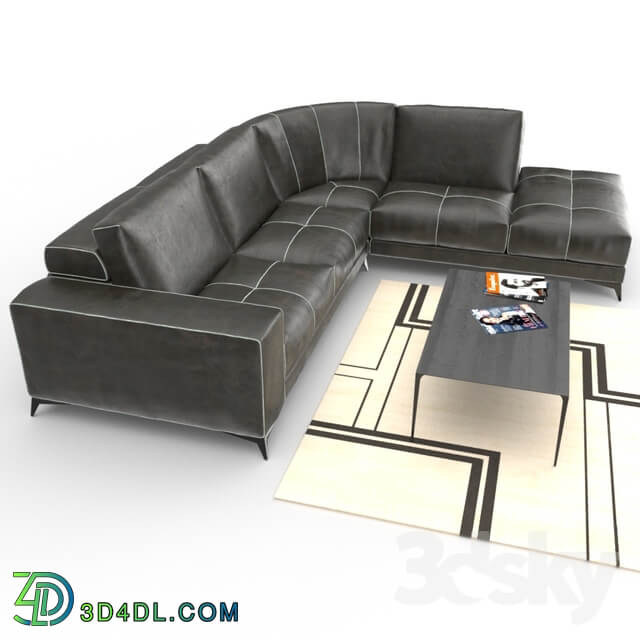 Gamma Charles Sofa