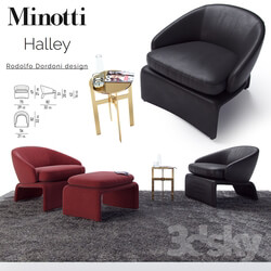 Halley Armchair Minotti Halley 