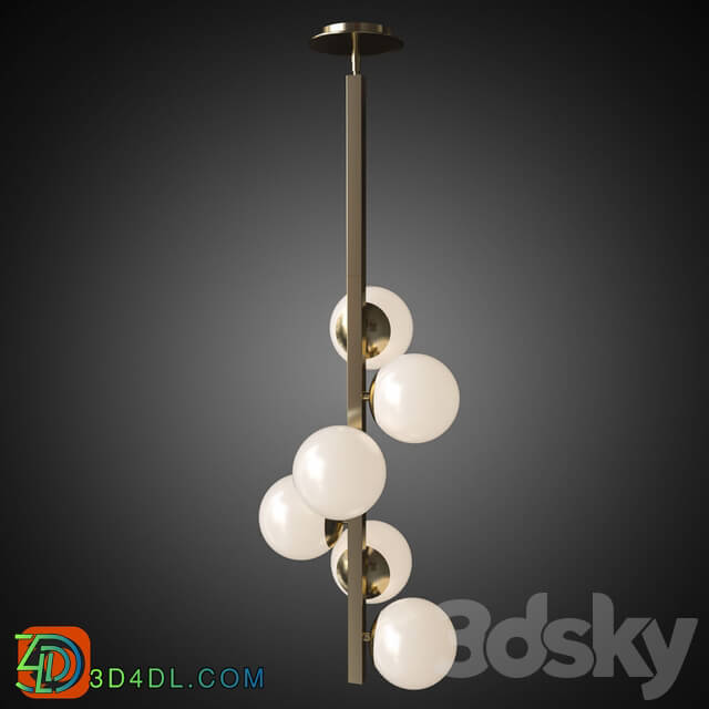 Chandelier Atom Pendant Pendant light 3D Models