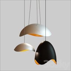 Waveforms Collection. The Waveforms Story Pendant light 3D Models 