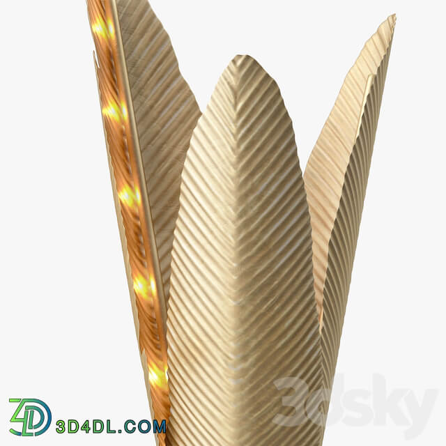 Ginger and Jagger Bananas Floor Lamp 3D Models