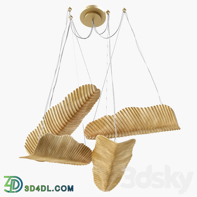 Ginger and Jagger Bananas Suspension Lamp Pendant light 3D Models