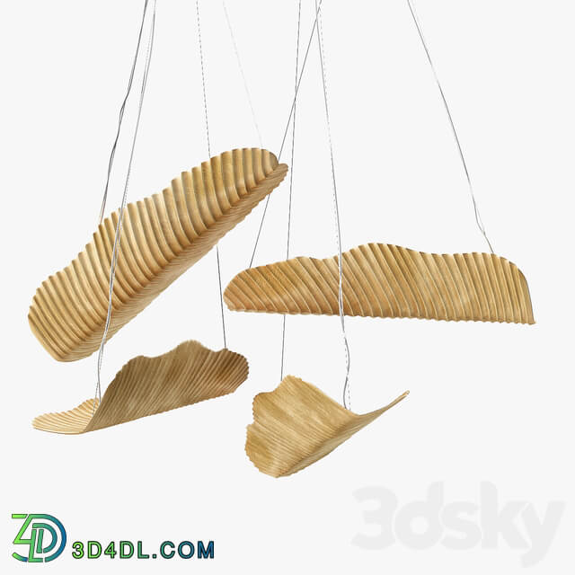 Ginger and Jagger Bananas Suspension Lamp Pendant light 3D Models