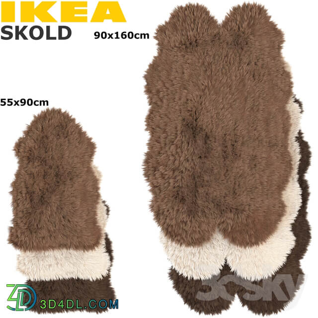 IKEA SKOLD SKOLD RUGS SET