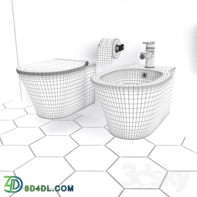 Ideal Standard Connect Air WC and Bidet