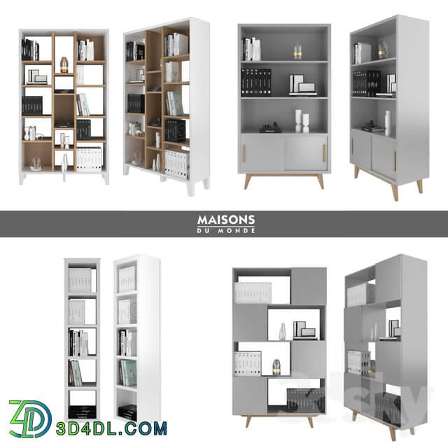 Wardrobe Display cabinets Maisons du Monde set 8