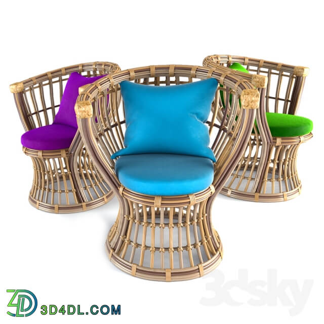 Rattan chair Mazenetti Furniture