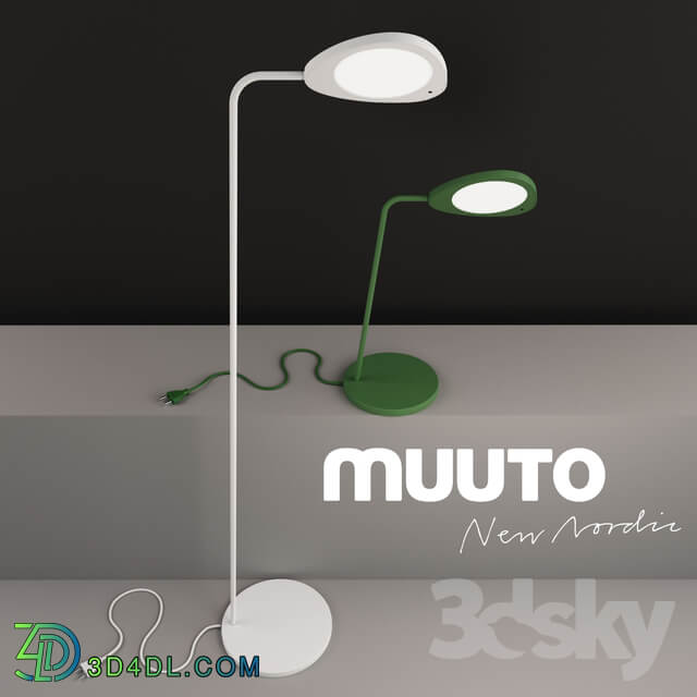 Muuto leaf table lamp floor lapm