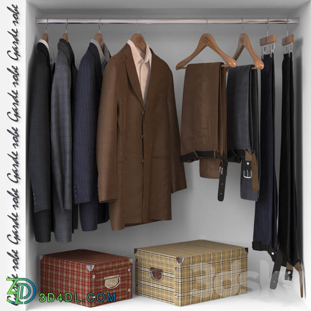 Garde robe 01 Clothes 3D Models