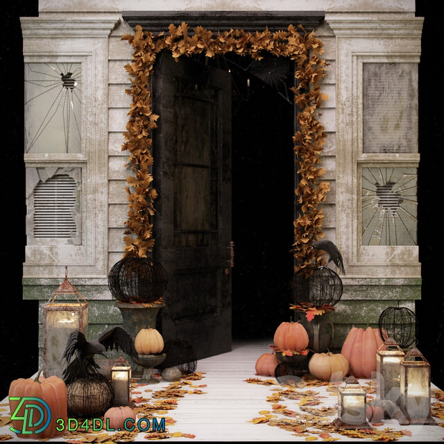 Halloween set Other 3D Models