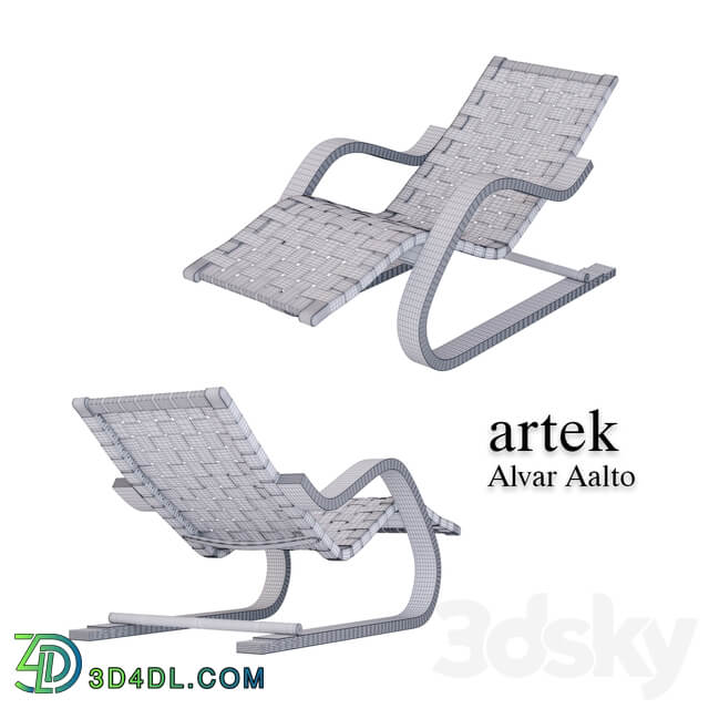 Alvar Aalto Lounge Chair 43 Other 3D Models