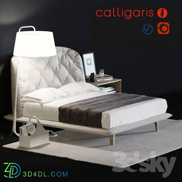 Bed Calligaris Hampton bed