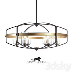 Chandeliers of Kirkland from Savoy House Europe Pendant light 3D Models 