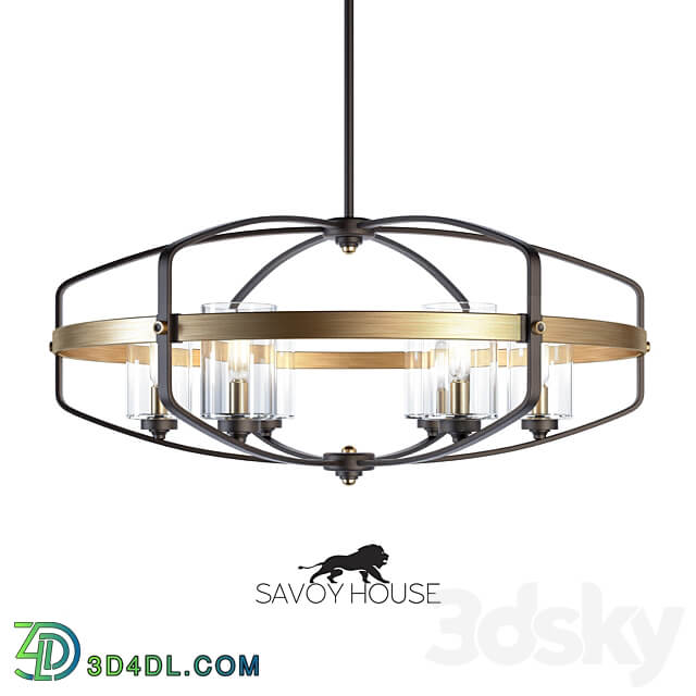 Chandeliers of Kirkland from Savoy House Europe Pendant light 3D Models