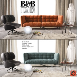 B B Italia Sofa Husk 