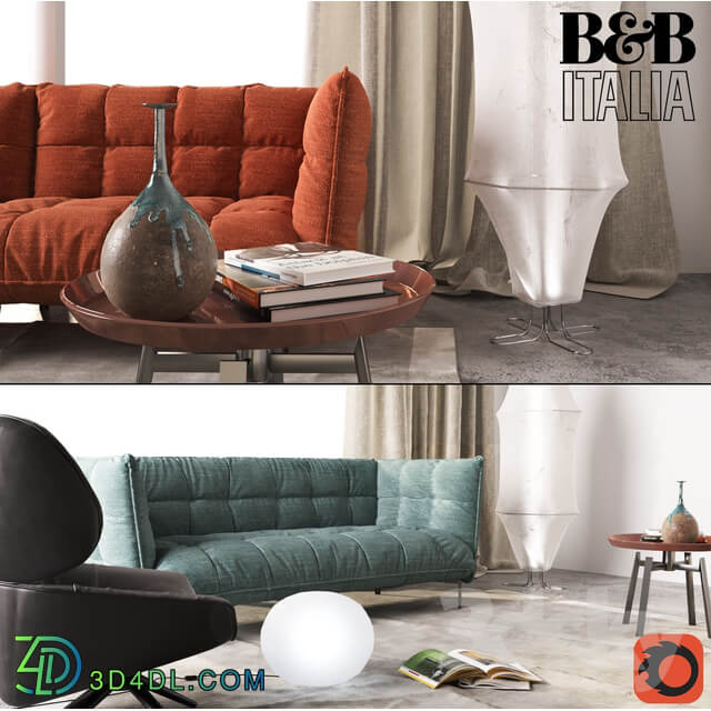 B B Italia Sofa Husk