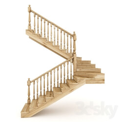 Wooden staircase 2 