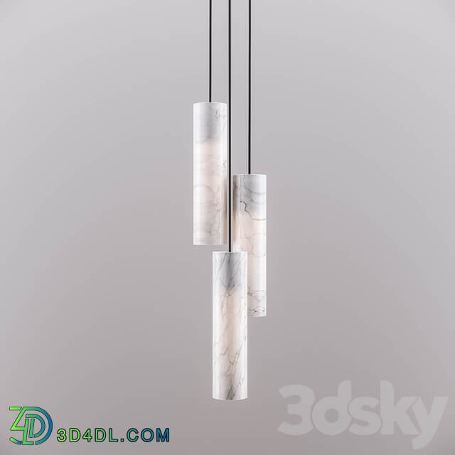 Silo Single Ceiling Light Pietra d 39 Avola Pendant light 3D Models