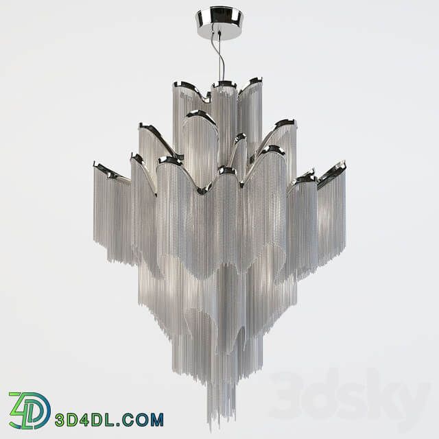 Chandelier Stream j51S factory Terzani Pendant light 3D Models