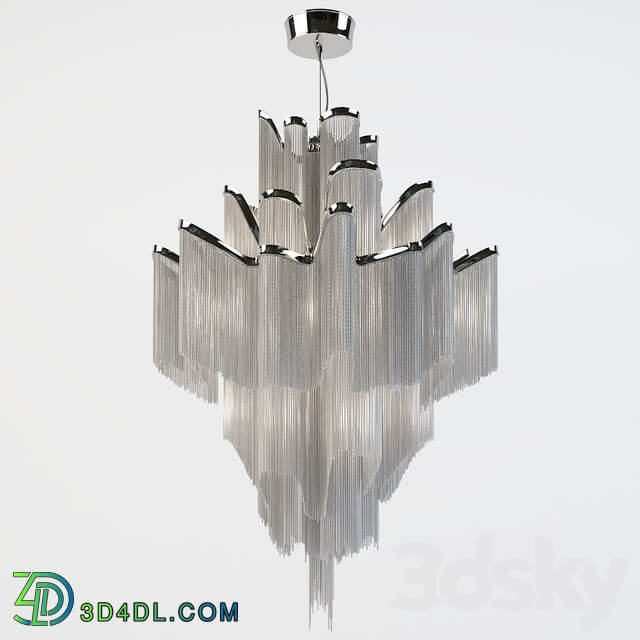 Chandelier Stream j51S factory Terzani Pendant light 3D Models