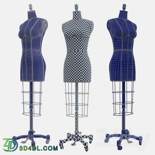 Professional Dress Form With Collapsible Shoulders Size 6