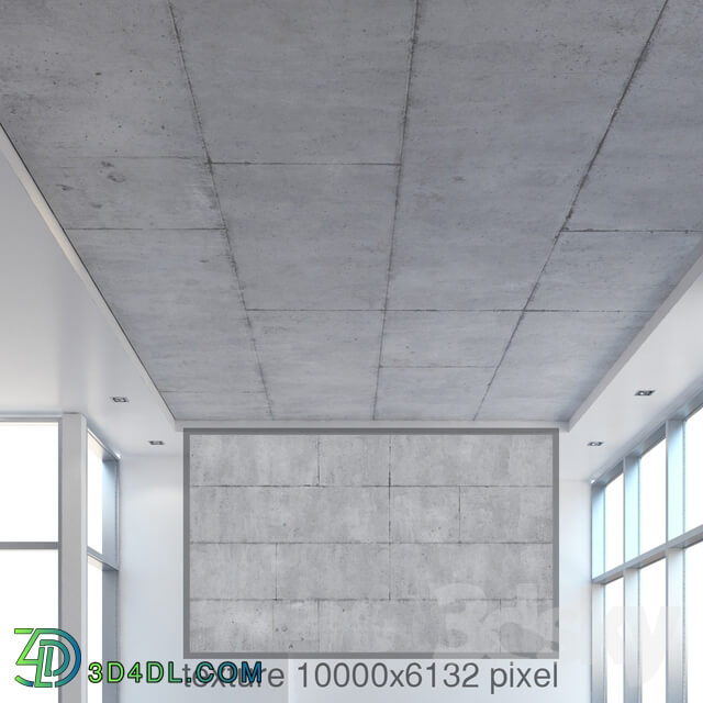 Miscellaneous Ceiling concrete with seams