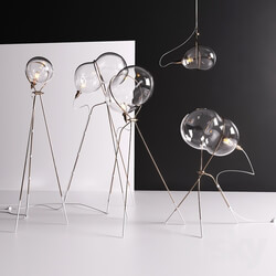 Designs Lighting With Bubbles Of Glass 