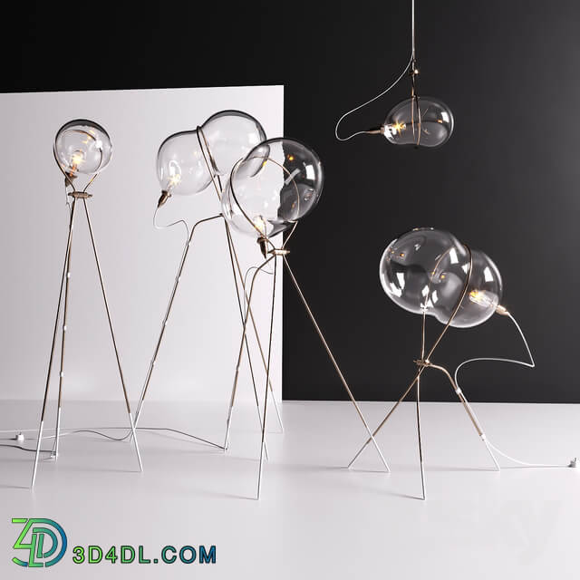 Designs Lighting With Bubbles Of Glass